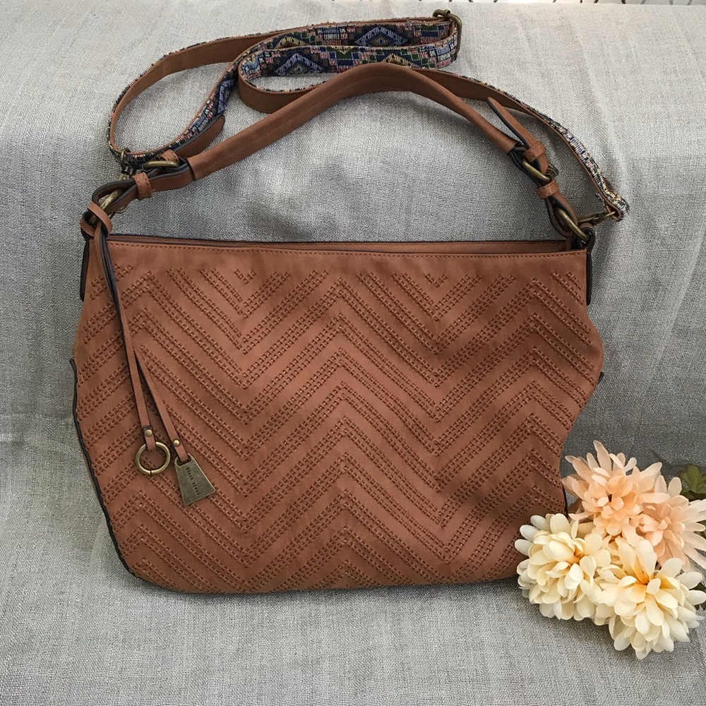 Wilson Leather Black Rivet Shoulder Bag